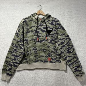 Under Armour Women's Project Rock Veterans Day Fleece Hoodie 1373610-346 Size LG